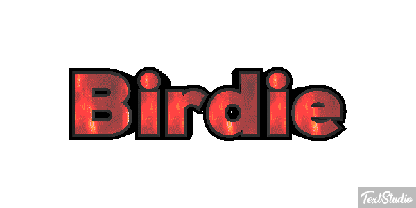 Birdie Efecto de texto