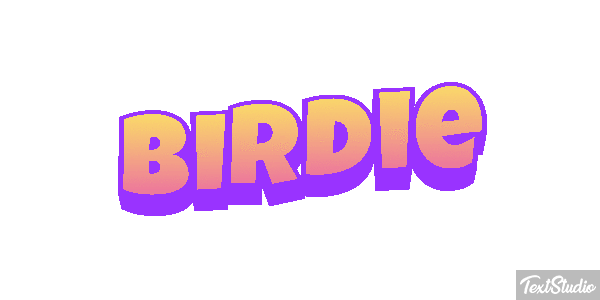Birdie Efecto de texto
