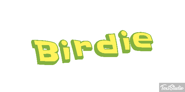 Birdie Efecto de texto