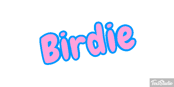 Birdie Efecto de texto