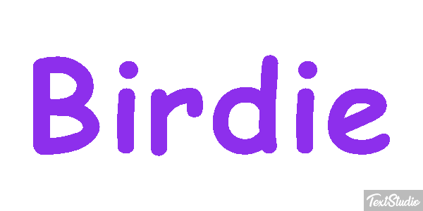 Birdie Efecto de texto