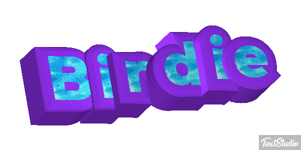 Birdie Efecto de texto