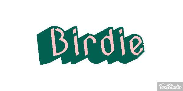 Birdie Efecto de texto