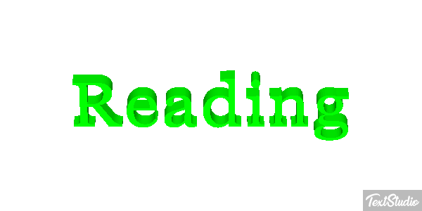 Reading Efekt tekstowy
