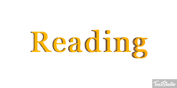 Reading Efekt tekstowy