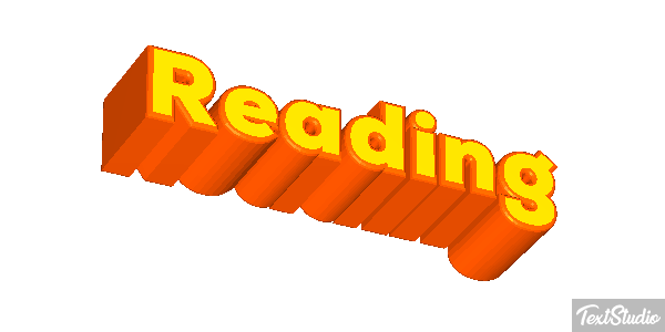 Reading Efekt tekstowy