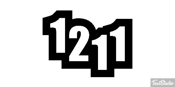 1211 Text effect
