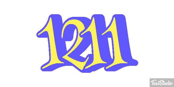 1211 Text effect