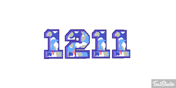 1211 Text effect