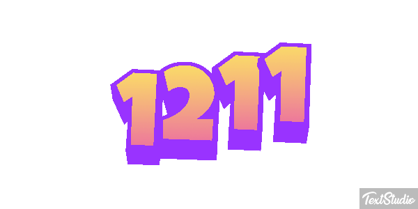 1211 Text effect
