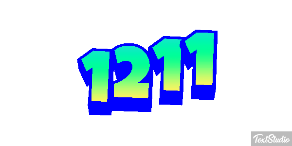 1211 Text effect
