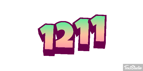 1211 Text effect