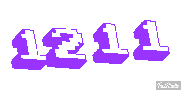 1211 Text effect