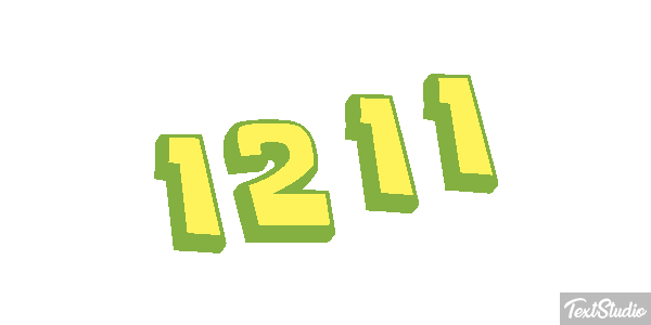 1211 Text effect