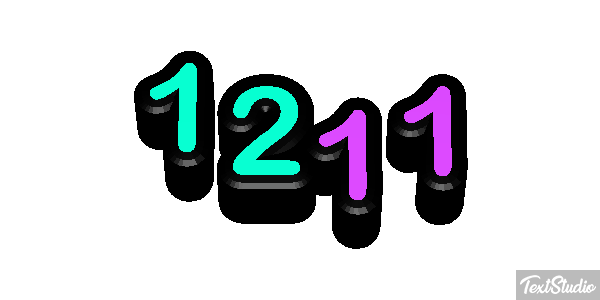 1211 Text effect