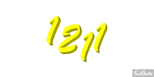 1211 Text effect