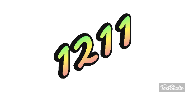 1211 Text effect