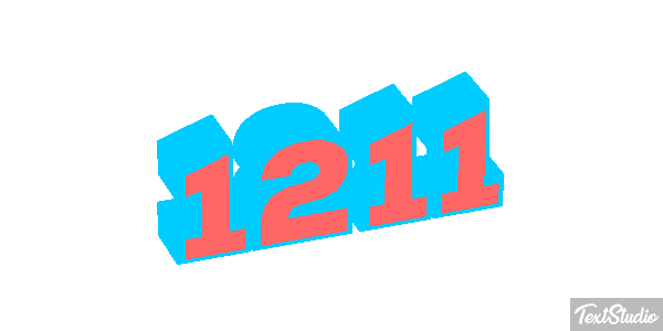 1211 Text effect