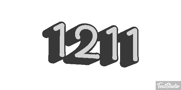 1211 Text effect