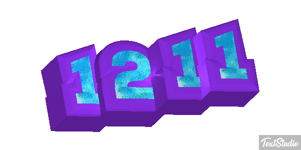 1211 Text effect