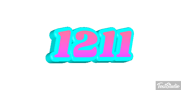 1211 Text effect
