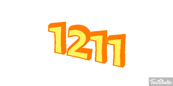 1211 Text effect