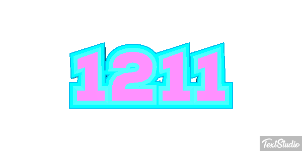 1211 Text effect