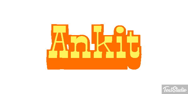 Ankit Texteffekt