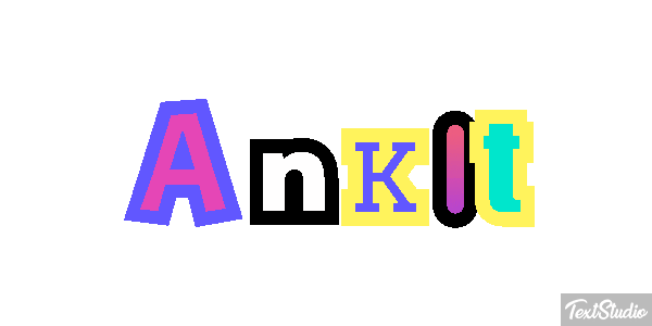 Ankit Texteffekt