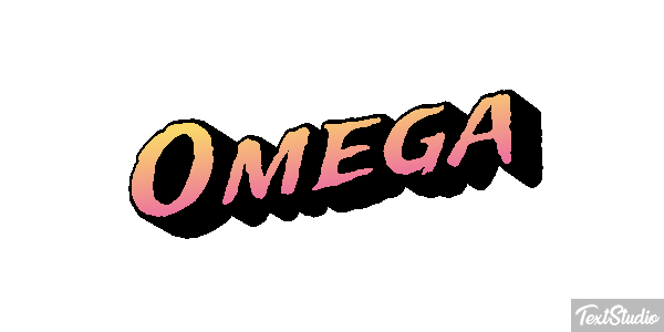 Omega Efecto de texto