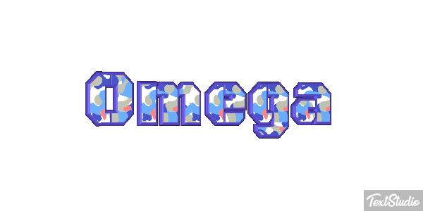 Omega Efecto de texto