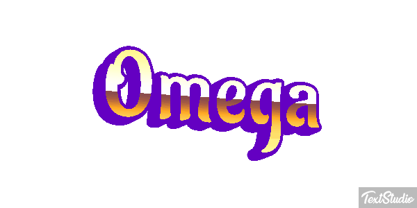 Omega Efecto de texto