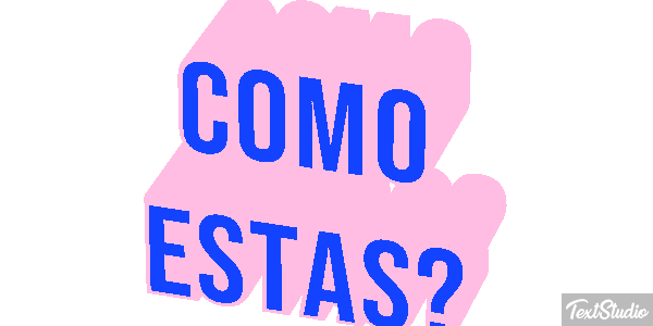 ¿Cómo estás? Текстовый эффект