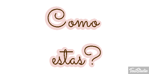 ¿Cómo estás? Текстовый эффект