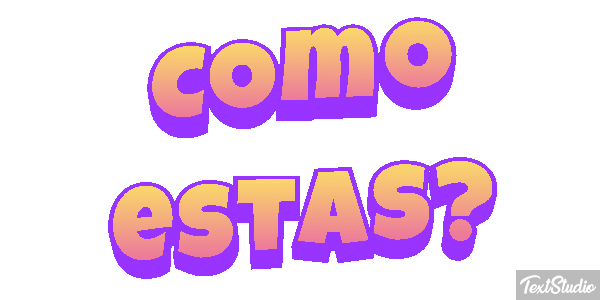 ¿Cómo estás? Текстовый эффект