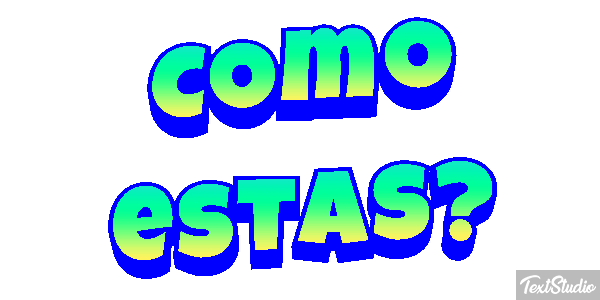 ¿Cómo estás? Текстовый эффект