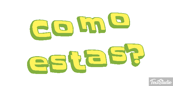 ¿Cómo estás? Текстовый эффект