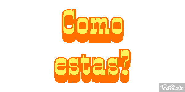 ¿Cómo estás? Текстовый эффект