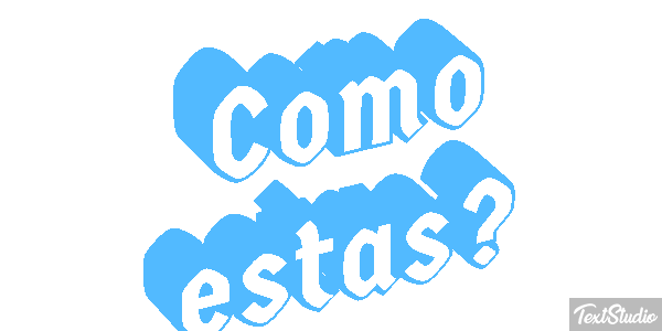 ¿Cómo estás? Текстовый эффект