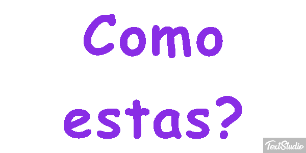 ¿Cómo estás? Текстовый эффект