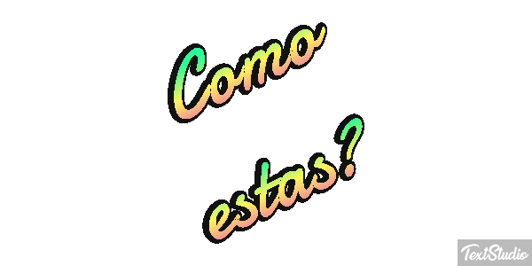 ¿Cómo estás? Текстовый эффект