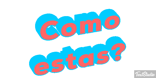 ¿Cómo estás? Текстовый эффект