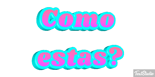 ¿Cómo estás? Текстовый эффект