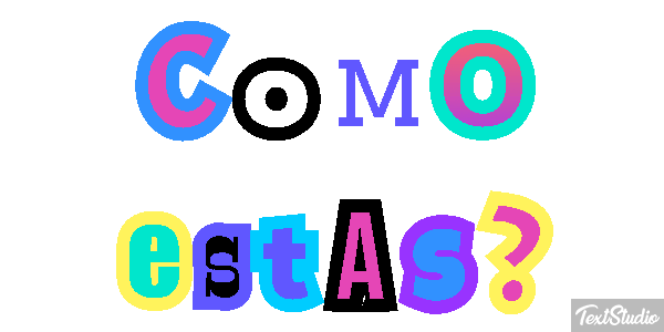 ¿Cómo estás? Текстовый эффект