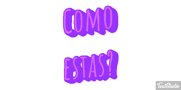 ¿Cómo estás? Текстовый эффект