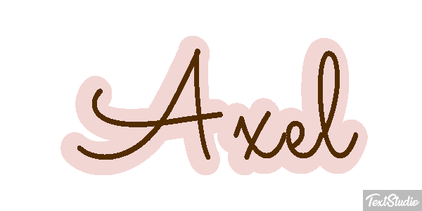Axel Text effect