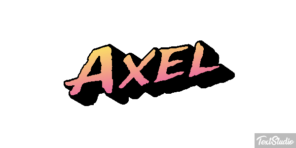 Axel Text effect