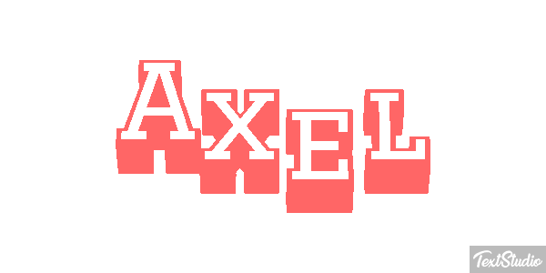 Axel Text effect