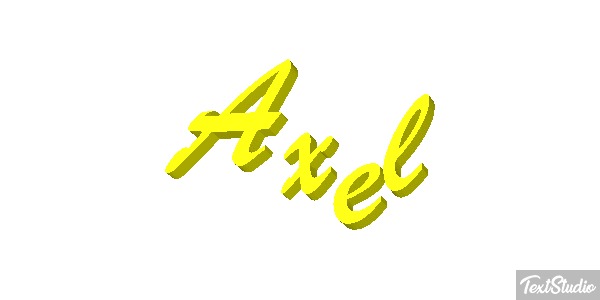 Axel Text effect