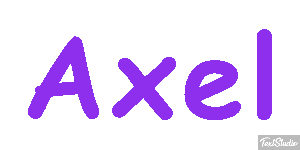 Axel Text effect